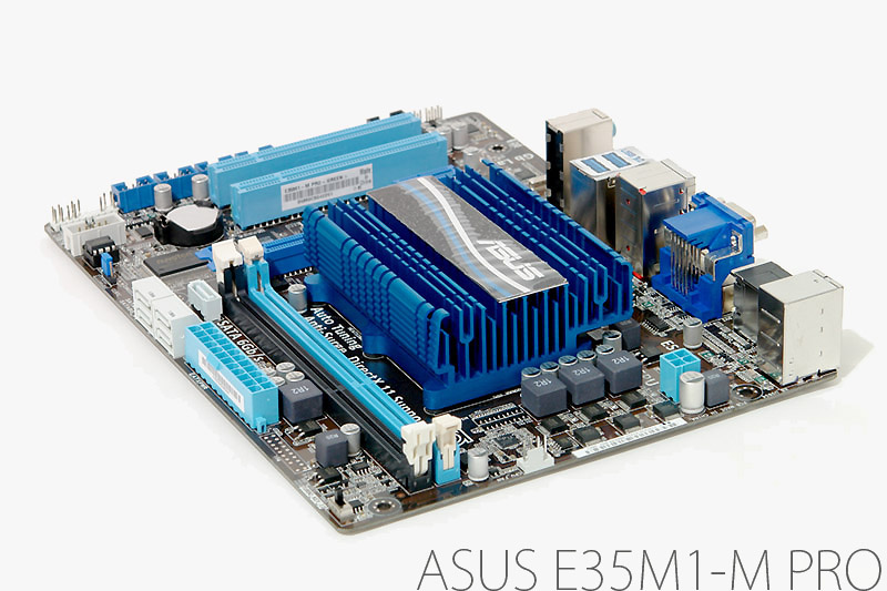 ASUS E35M1-pro：AMD E350チップ：エイスース・アスース・エイサス・全体像