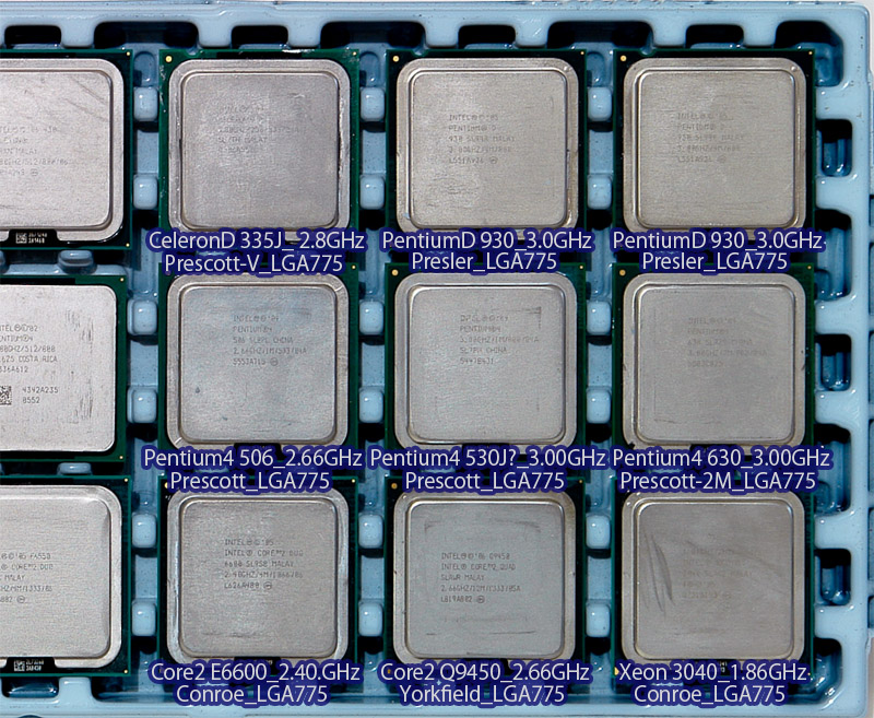 intel,PentiumⅢ,Pentium4,PentiumD,Celeron,core2,Xeon,360j,506,530j,
      630,335j,820,930,E6600,3040,430,E2140,E6550,Q9450,E6300