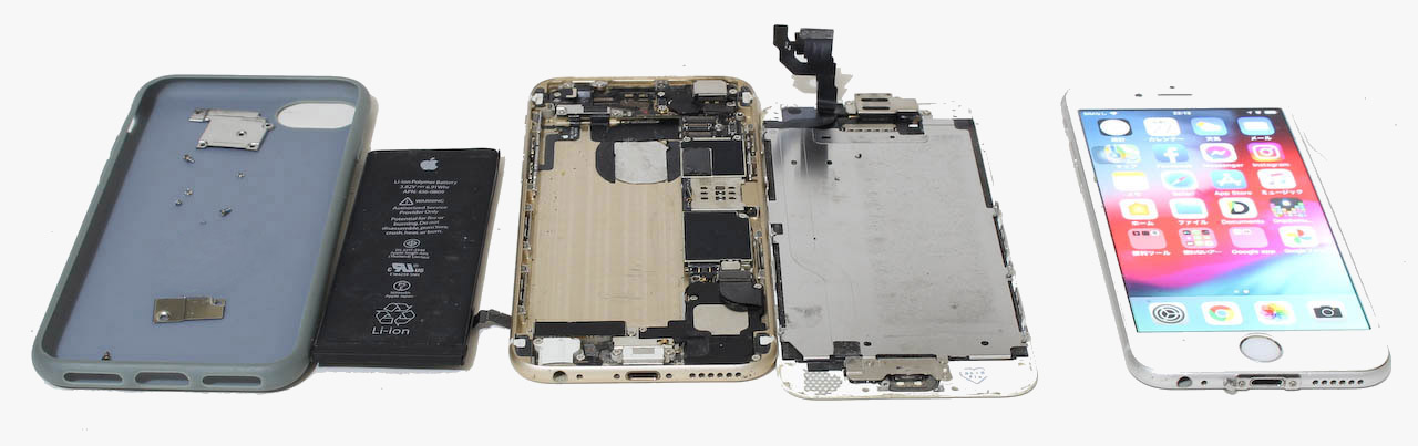apple iphone6 分解・ニコイチ・電池・液晶・修理・交換0