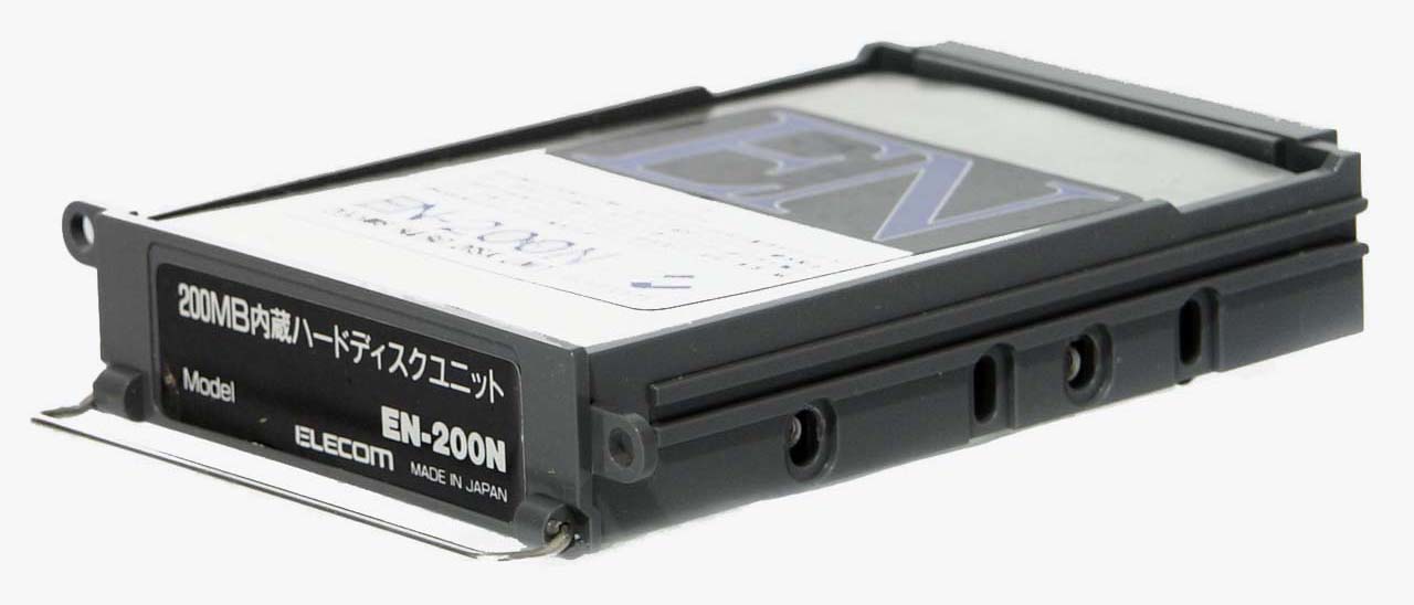 PC-9801NS/EのHDD elecomのHDD EN200N 200MB ST9256AG