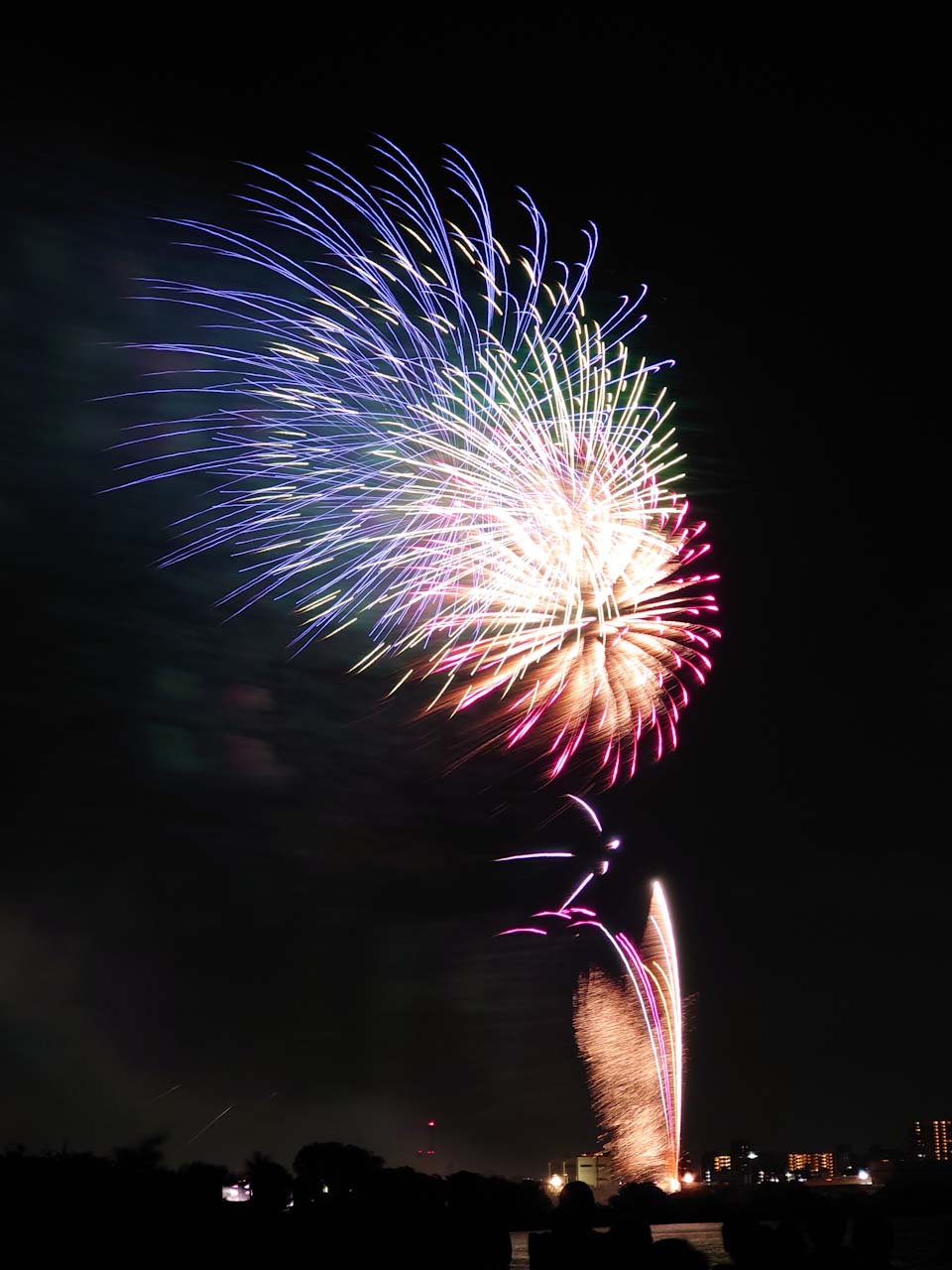 sony Xperia1Ⅱ-firefowoks-strong wind-花火2