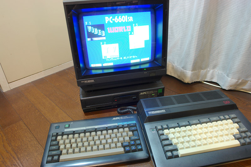 NEC PC-6001mk2SRとPC-6601SR(Mr.PC)